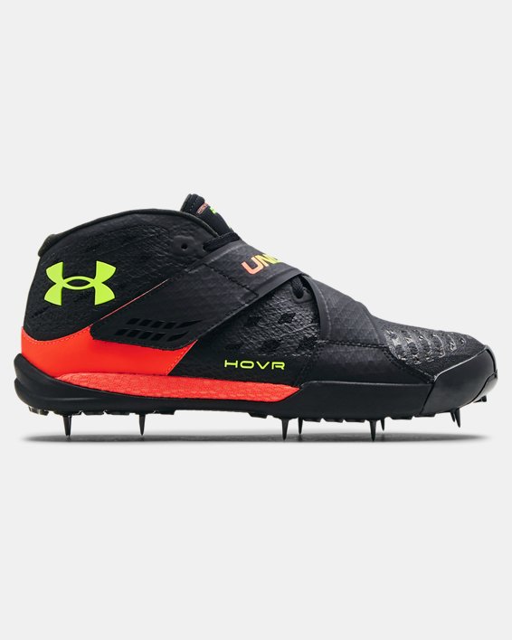 Unisex UA HOVR™ Silencer Track Shoes, Black, pdpMainDesktop image number 0